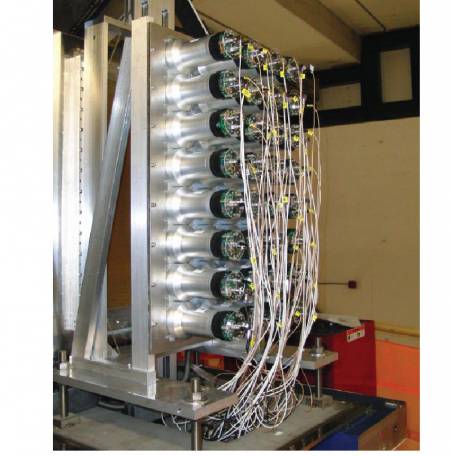 Backface of the S800 Hodoscope (figure taken from K. Meierbachtol PhD thesis, MSU, 2012).