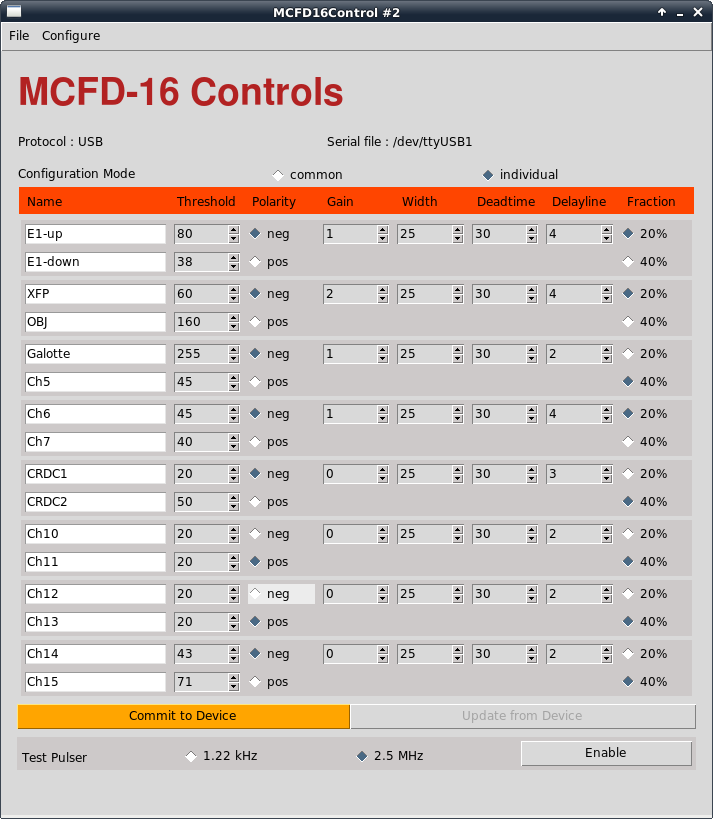 MCFD GUI